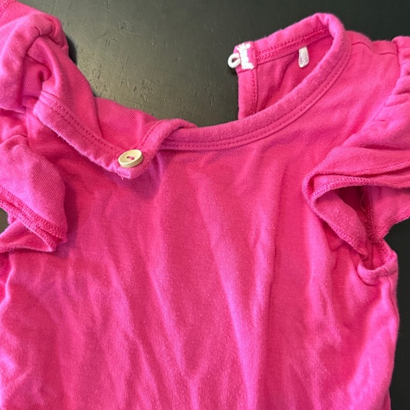 Pink Ruffled Kids Dress - Picture 4 of 5